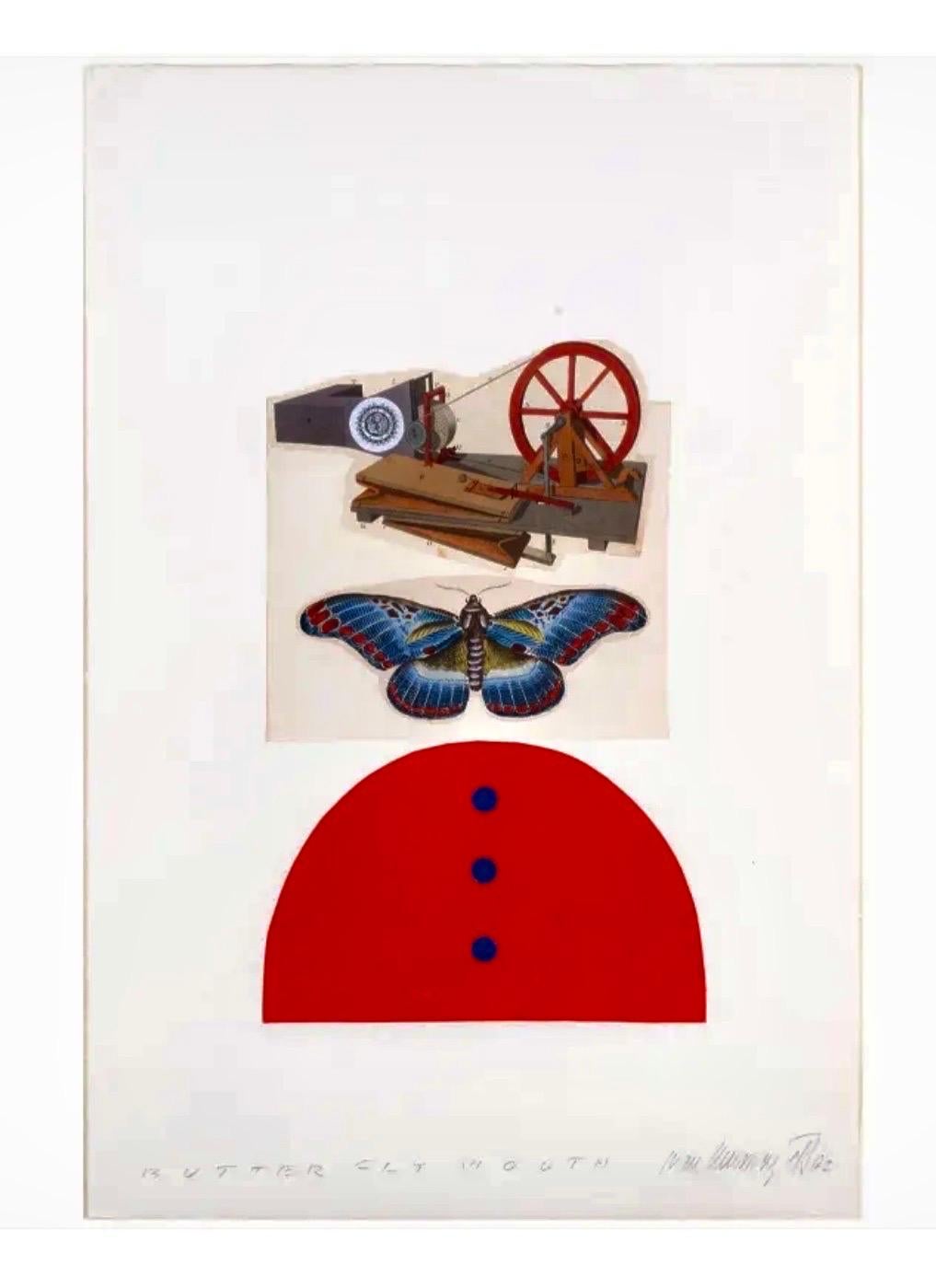 Assemblage photo surréaliste Mousse de papillon Art Ivan Chermayeff  en vente 2