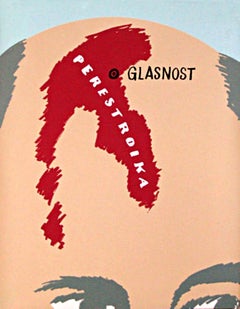 Cabeza de Gorbachov (Perestroika/Glasnost alias Cabeza de Gorby) FIRMADO por Chermayeff