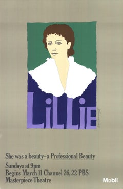 Vintage Ivan Chermayeff 'Lillie' 1979- Offset Lithograph