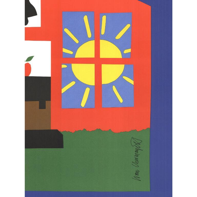 'The Children's Story' 1980- - Purple Interior Print by Ivan Chermayeff