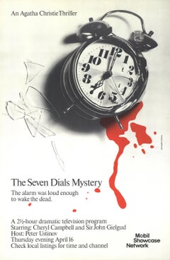 Vintage Ivan Chermayeff 'The Seven Dials Mystery'- Offset Lithograph