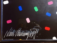 Lincoln Center Film Festival Poster Hand Signed by Ivan Chermayeff vintage frame