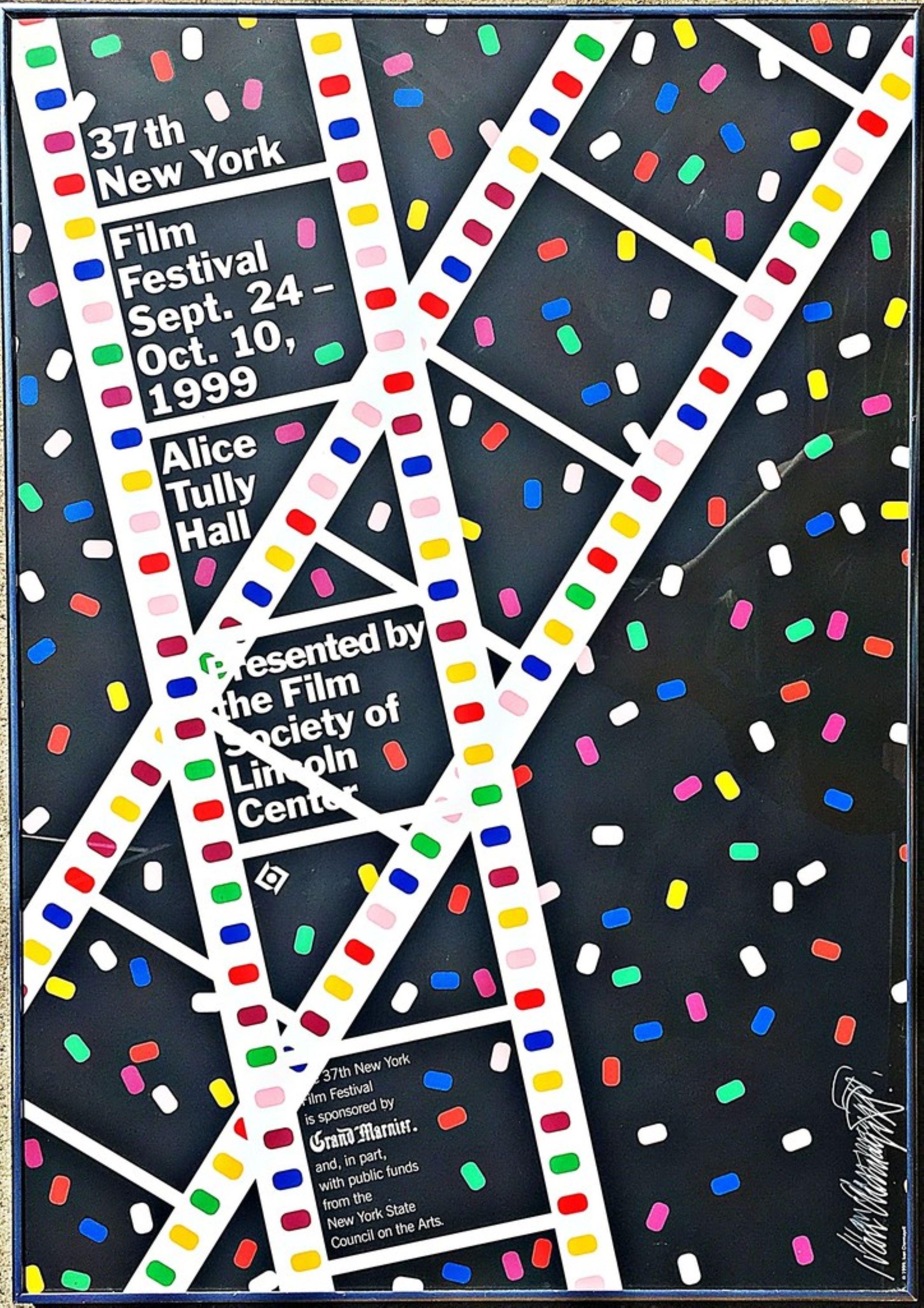 Poster del Lincoln Center Film Festival (firmato a mano da Ivan Chermayeff)