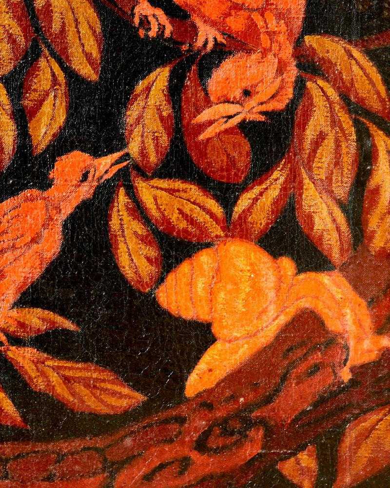 Inizio XX secolo Ivan da Silva Bruhns (1881-1980), paravento con due pannelli, firmato e datato. in vendita