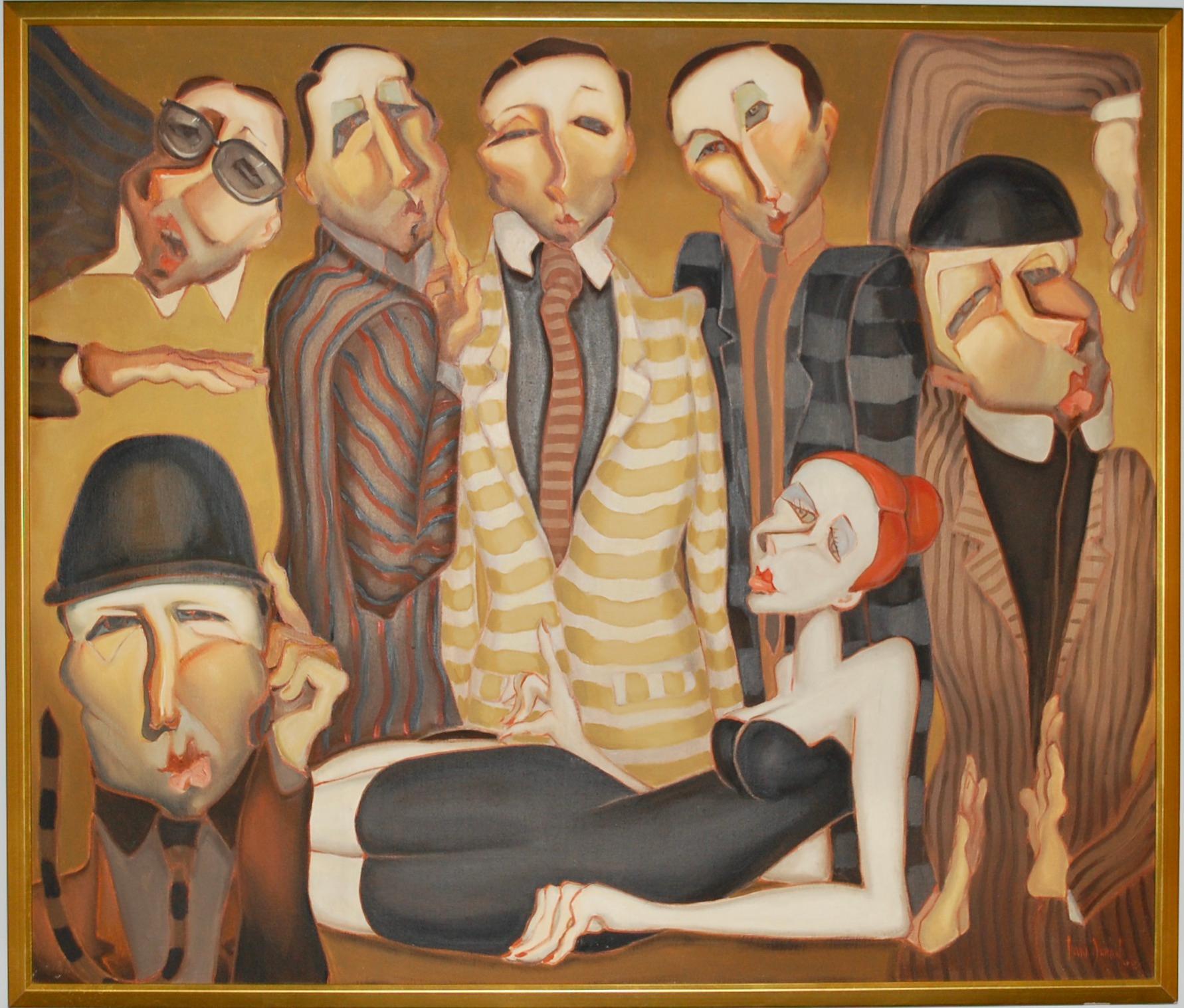 Ivan Duran Garlick Figurative Painting - Passion Men And Woman  