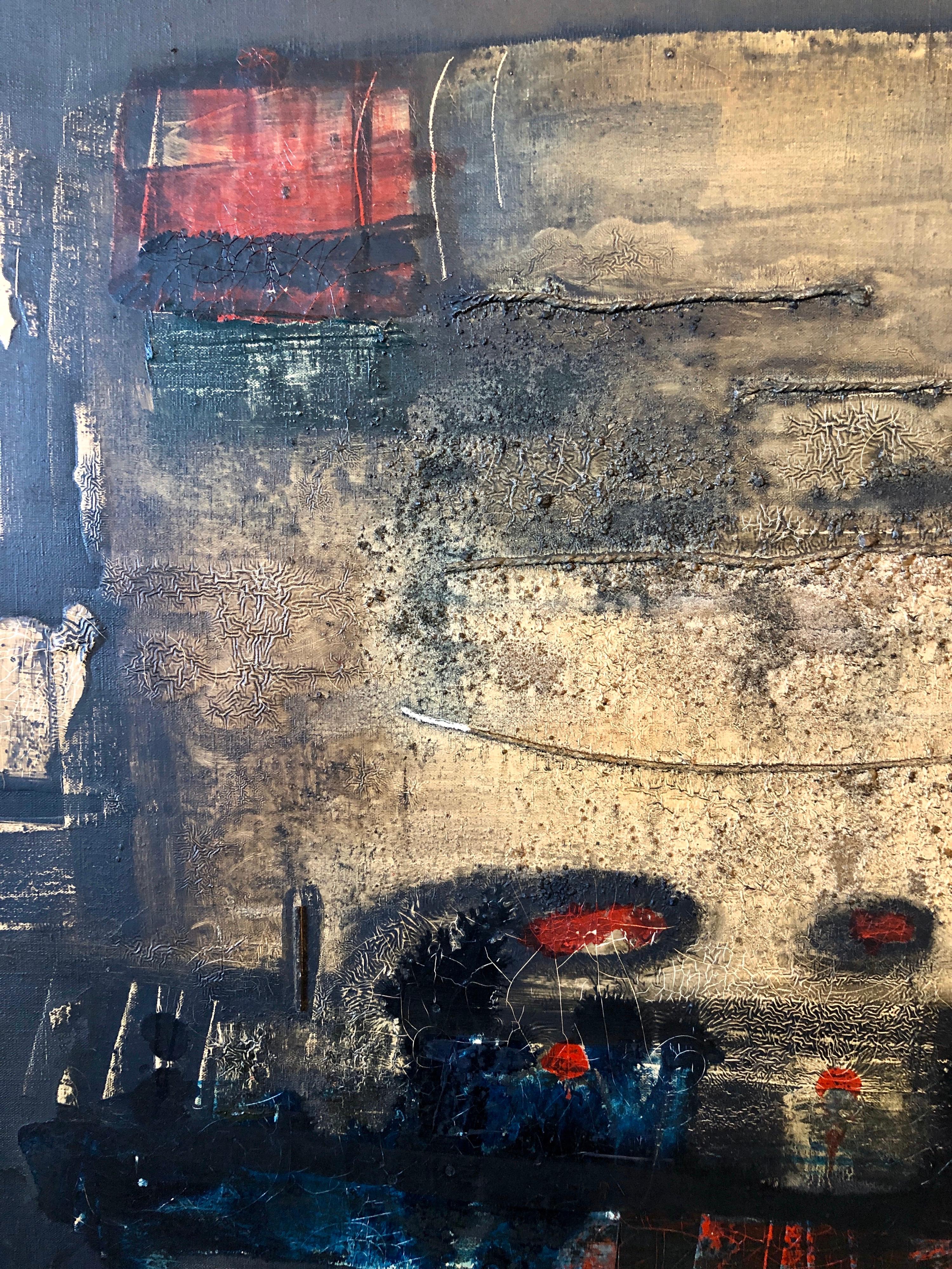Pintura al Óleo Abstracta Modernista Brasileña Expresionista Latinoamericana Concreta en venta 9