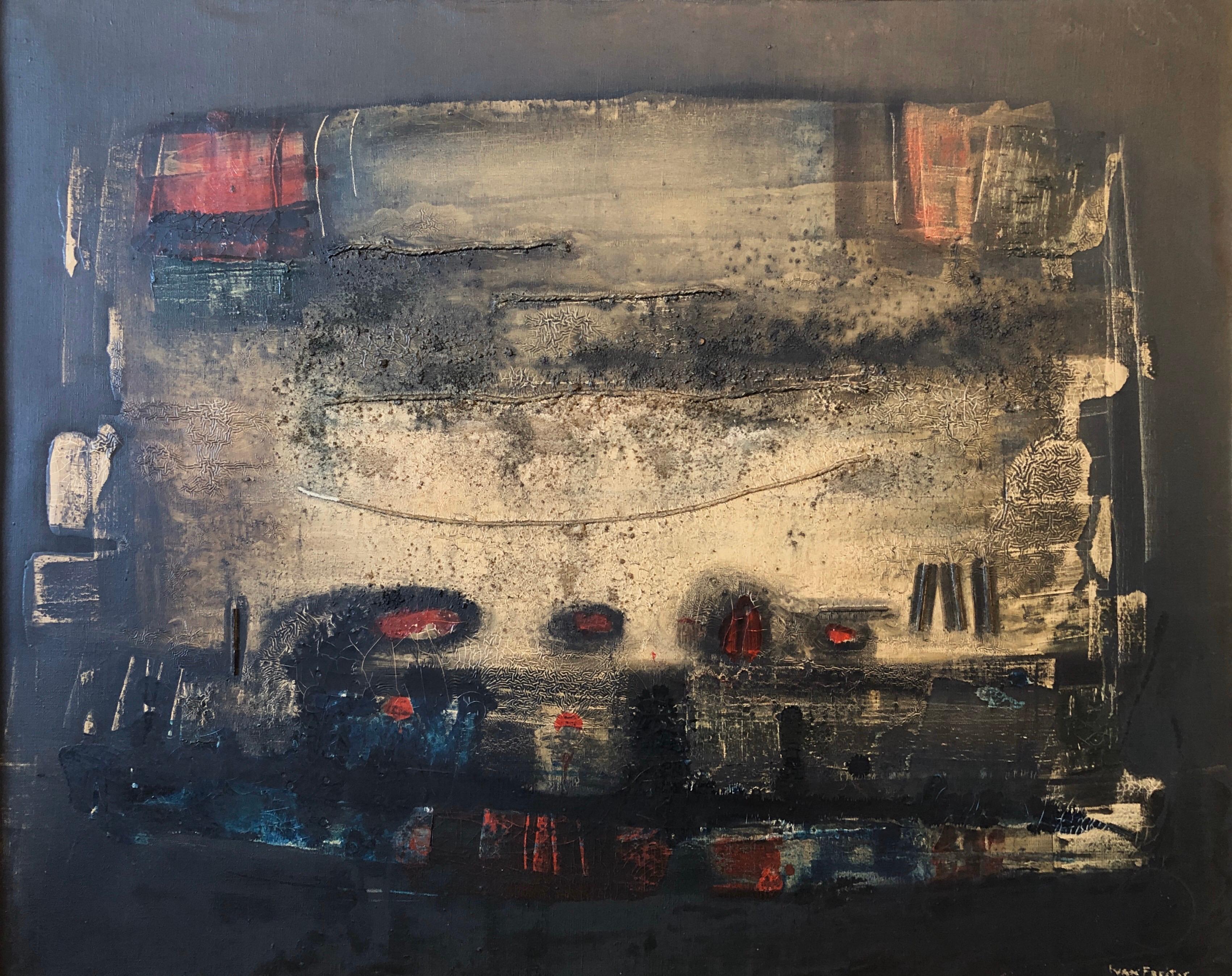 Pintura al Óleo Abstracta Modernista Brasileña Expresionista Latinoamericana Concreta - Painting Expresionismo abstracto de Ivan Freitas