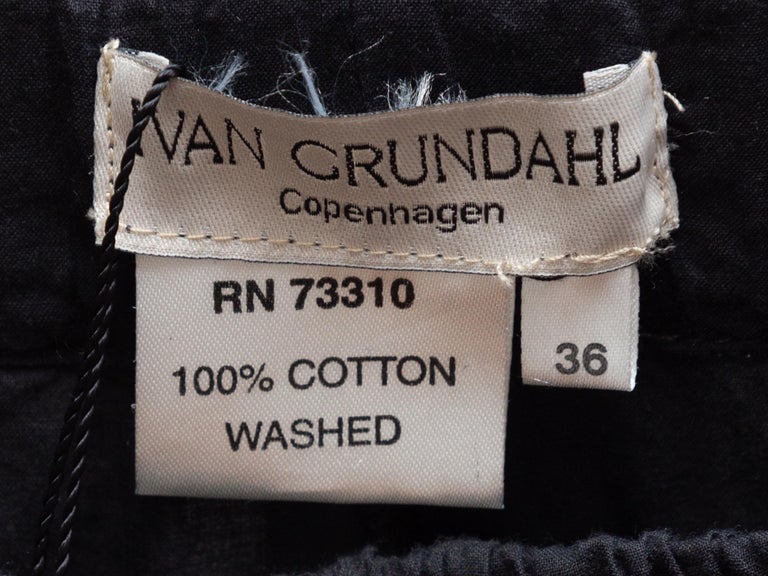 Grundahl Black Full Skirt Sale at 1stDibs