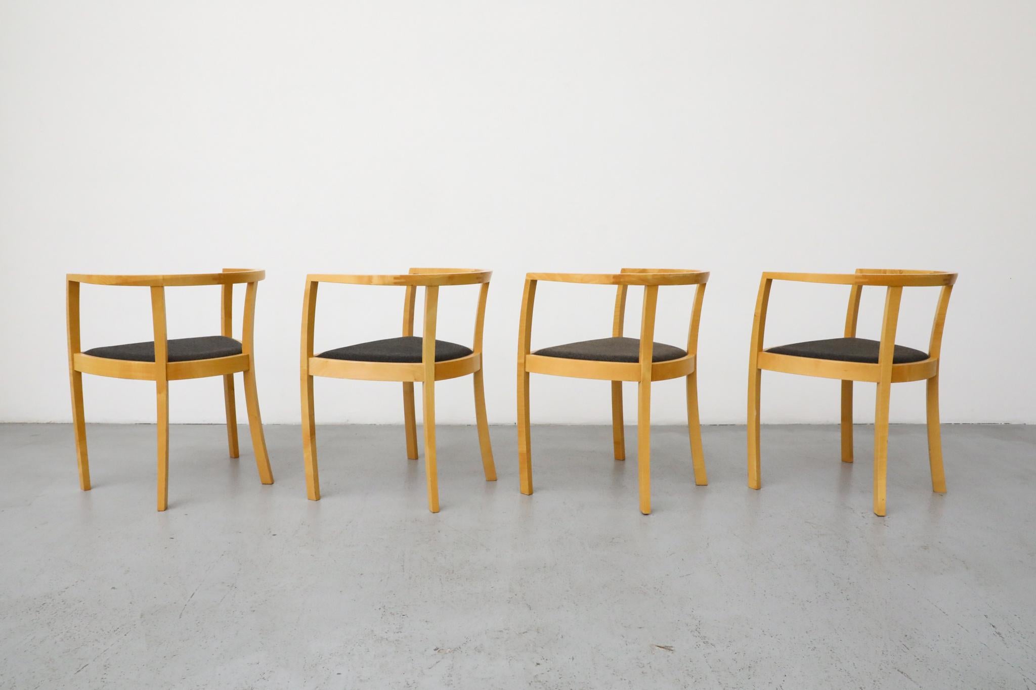 Ivan Hansen & Hans Henrik Sørensen Esszimmerstühle, Dänische Mitte des Jahrhunderts, 4er Set (Mitte des 20. Jahrhunderts) im Angebot