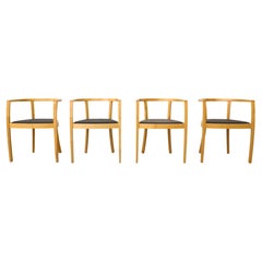Chaises de salle à manger Hans Hansen & Hans Henrik Hansen, milieu du siècle danois, lot de 4