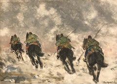 Vintage Militaires à cheval -  Soldiers on horseback
