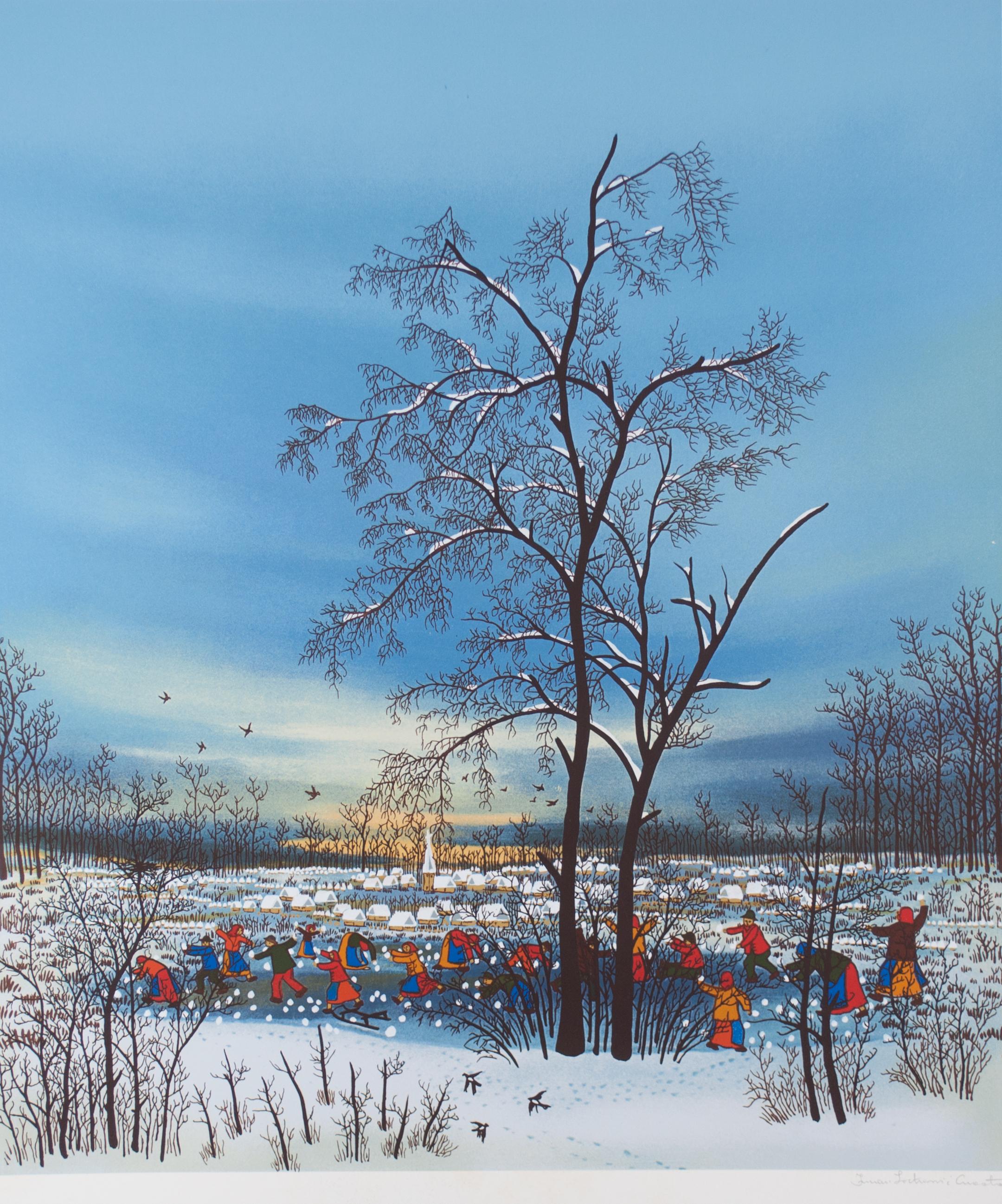 Ivan Lackovic Landscape Print - Untitled
