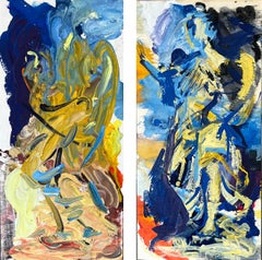 Angel with Nails II (diptych) - Inspired by Bernini's Angel Sculptures in Rome