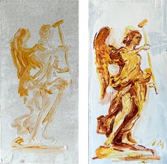 Ivan Markovic - Ange à l
éponge et au vinaigre - Peinture inspirée des anges de Bernini à Rome Ange à l
éponge et au vinaigre - Peinture inspirée des anges de Bernini à Rome