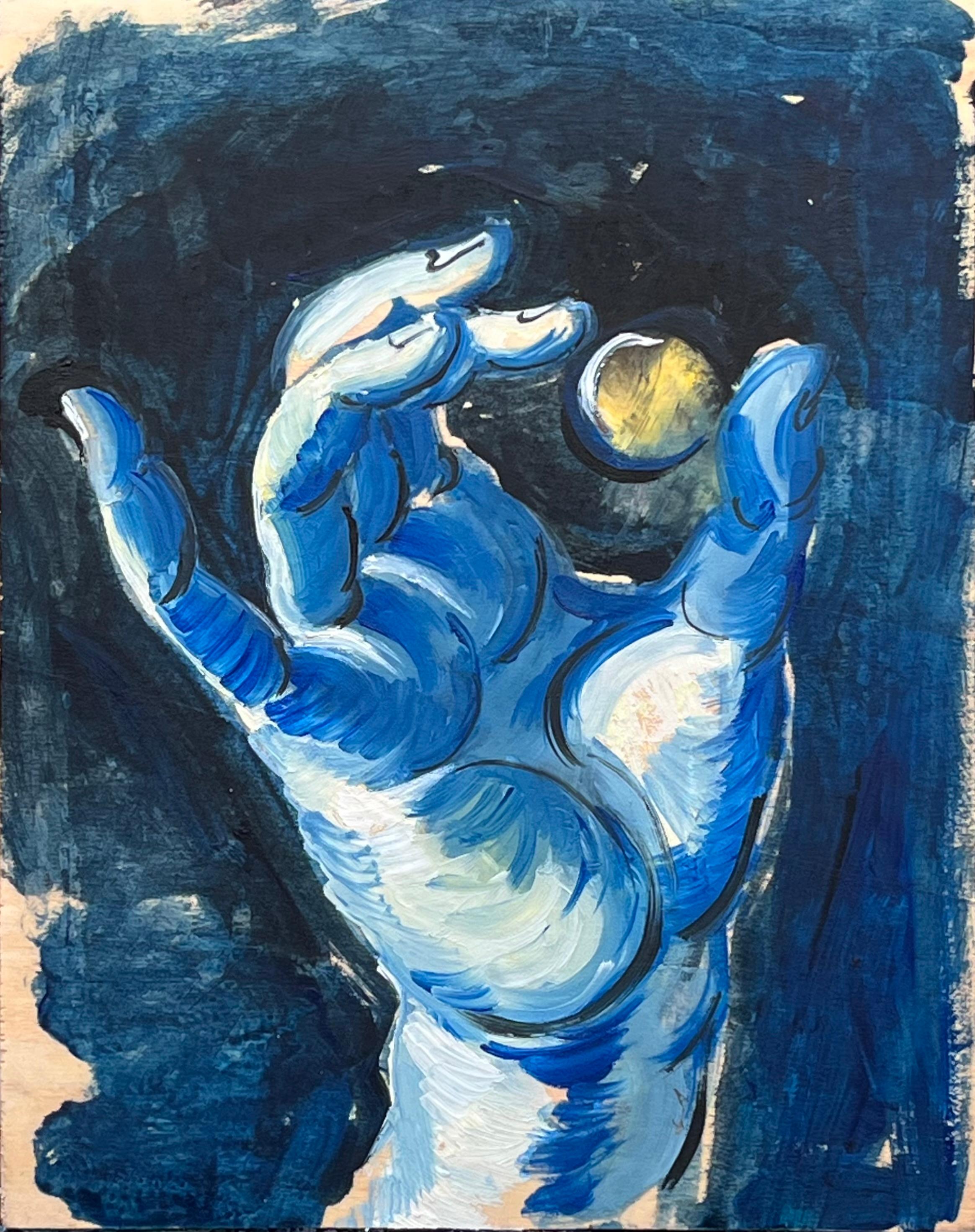 Judas' Hand - Painting Inspired by Bernini's Sculpture in Rome