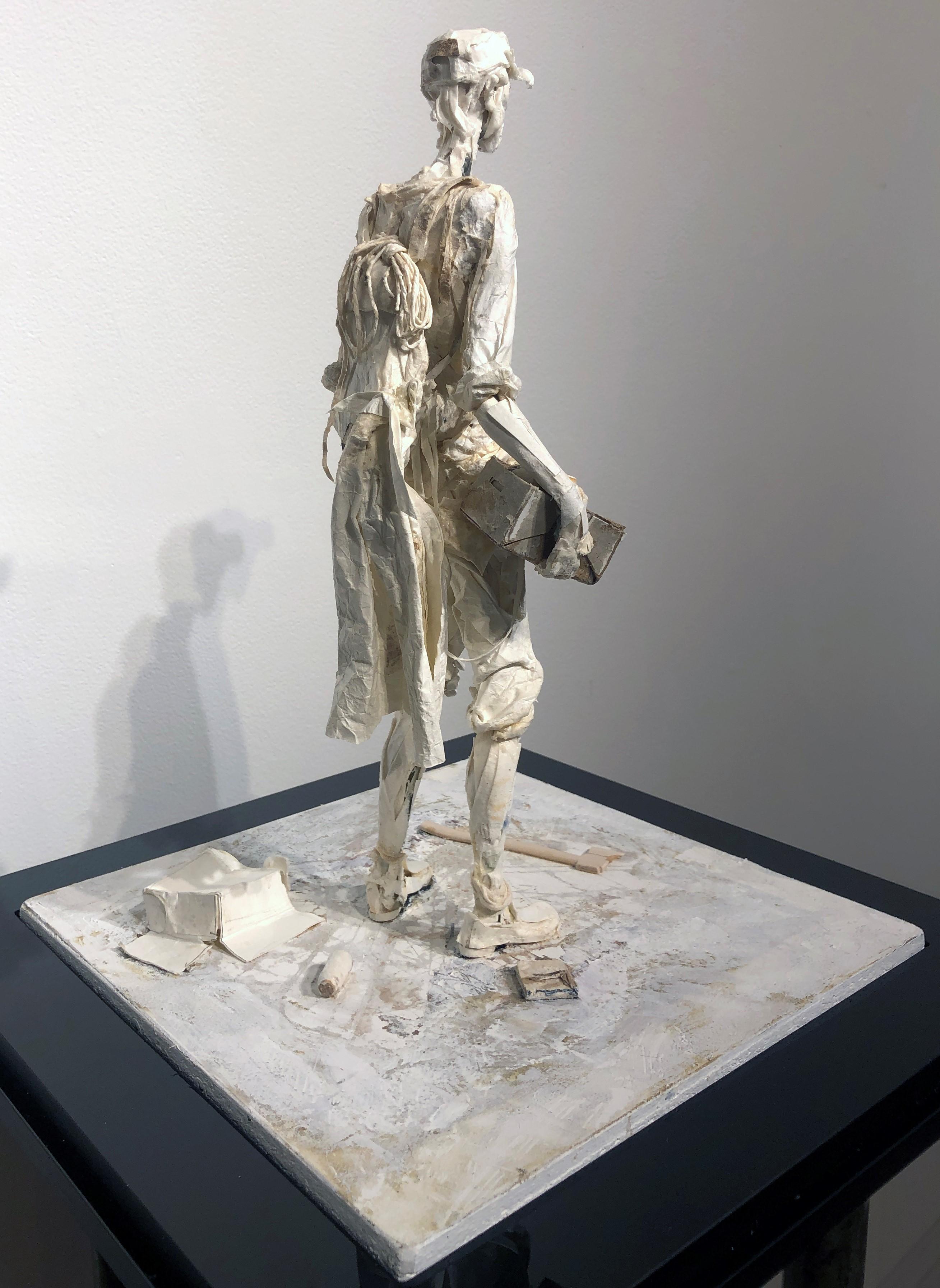 The story of David having already defeated Goliath is the subject of Ivan Markovic's sculpture of the same name.  The underdog has always been a central theme of Markovic's work. His subjects are often the forgotten and down-trodden of society.  The