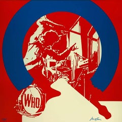 Rock : My Generation, The Who - Sérigraphie originale signée à la main - 85 exemplaires