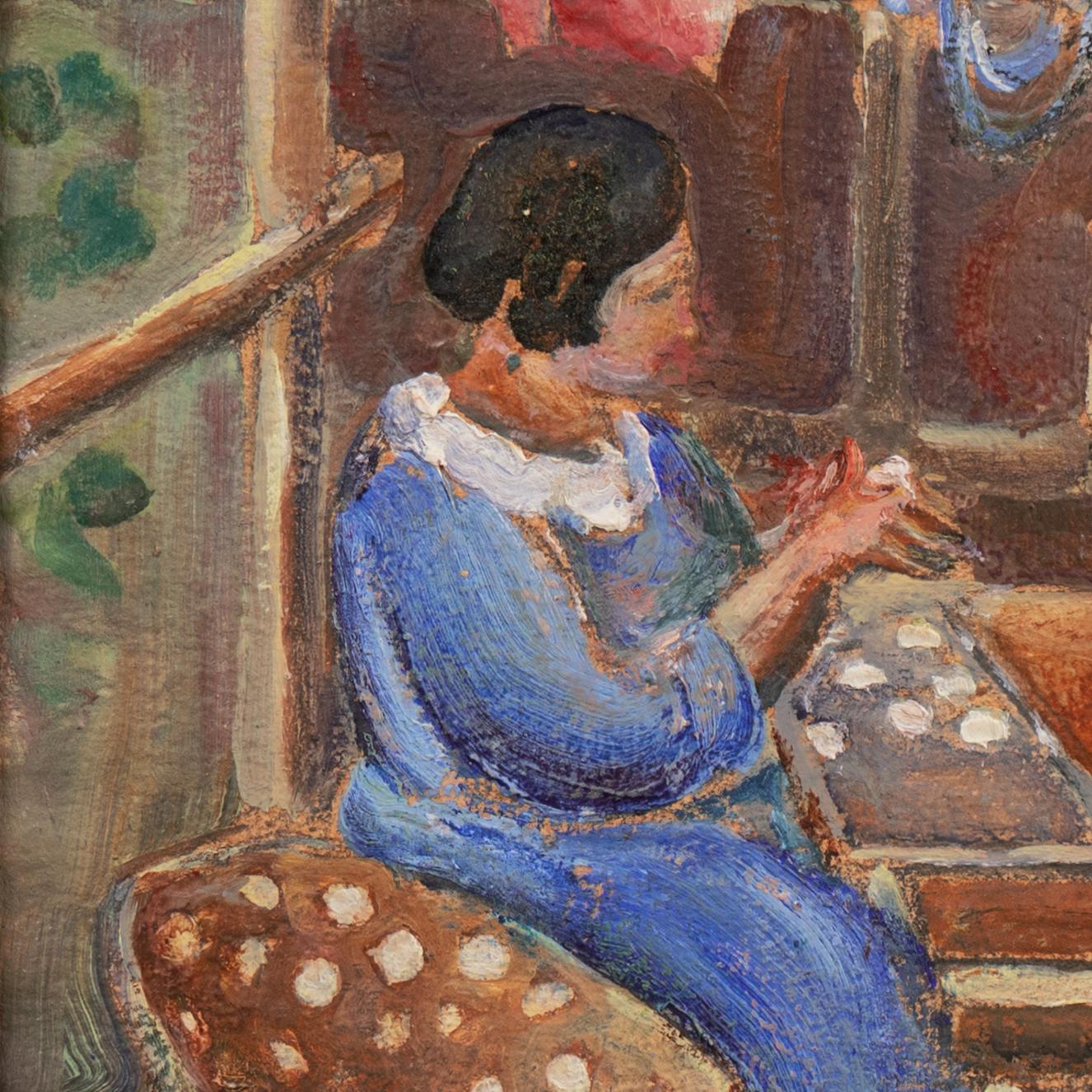 making empanadas painting
