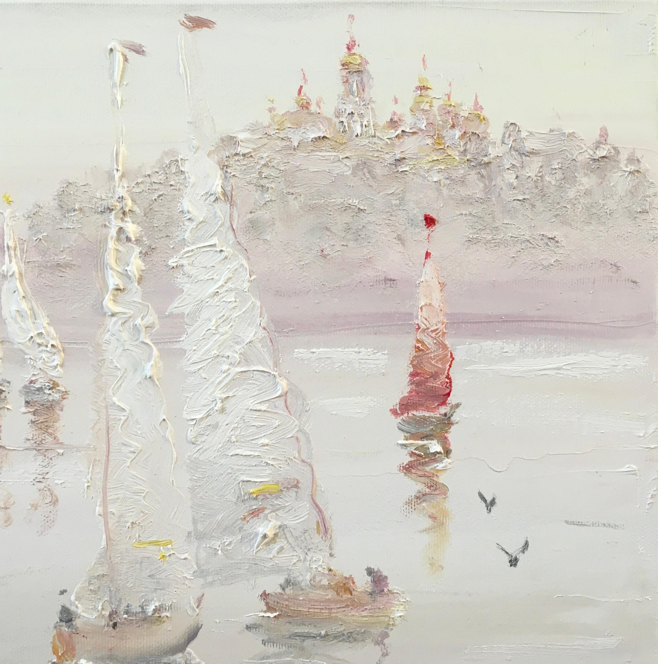 „In der Nähe des Lavra am Dnipro“ (Impressionismus), Painting, von Ivan Pylypenko