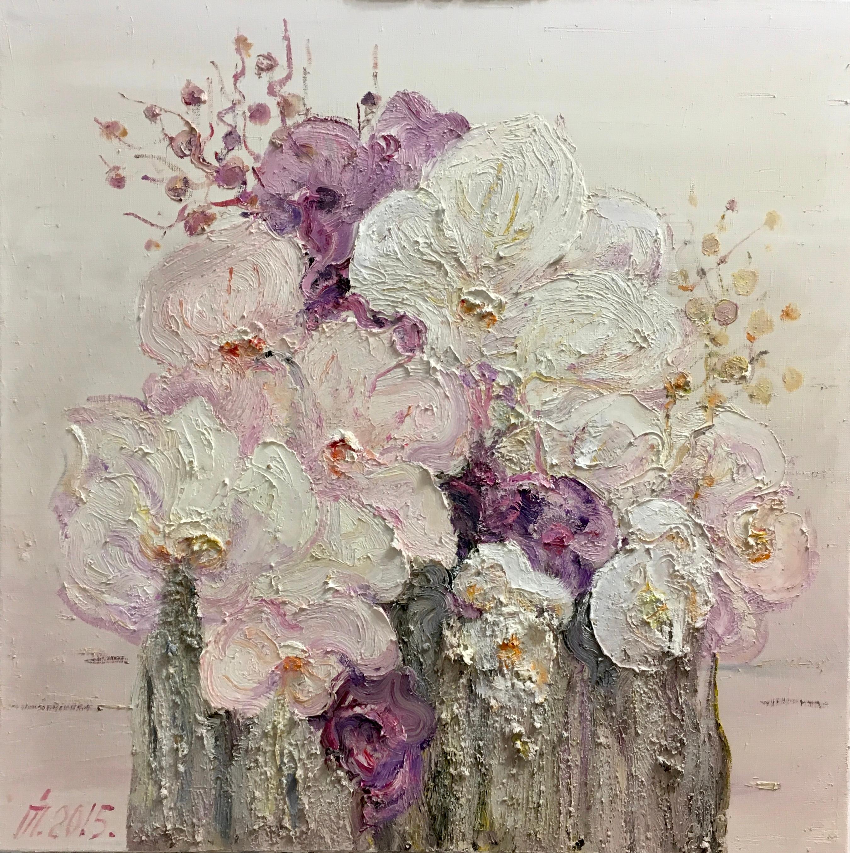 Ivan Pylypenko Landscape Painting - "Orchids"