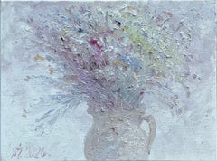 Summer Bouquet, Impressionist Still Life Painting, Oil on Canvas, 2026