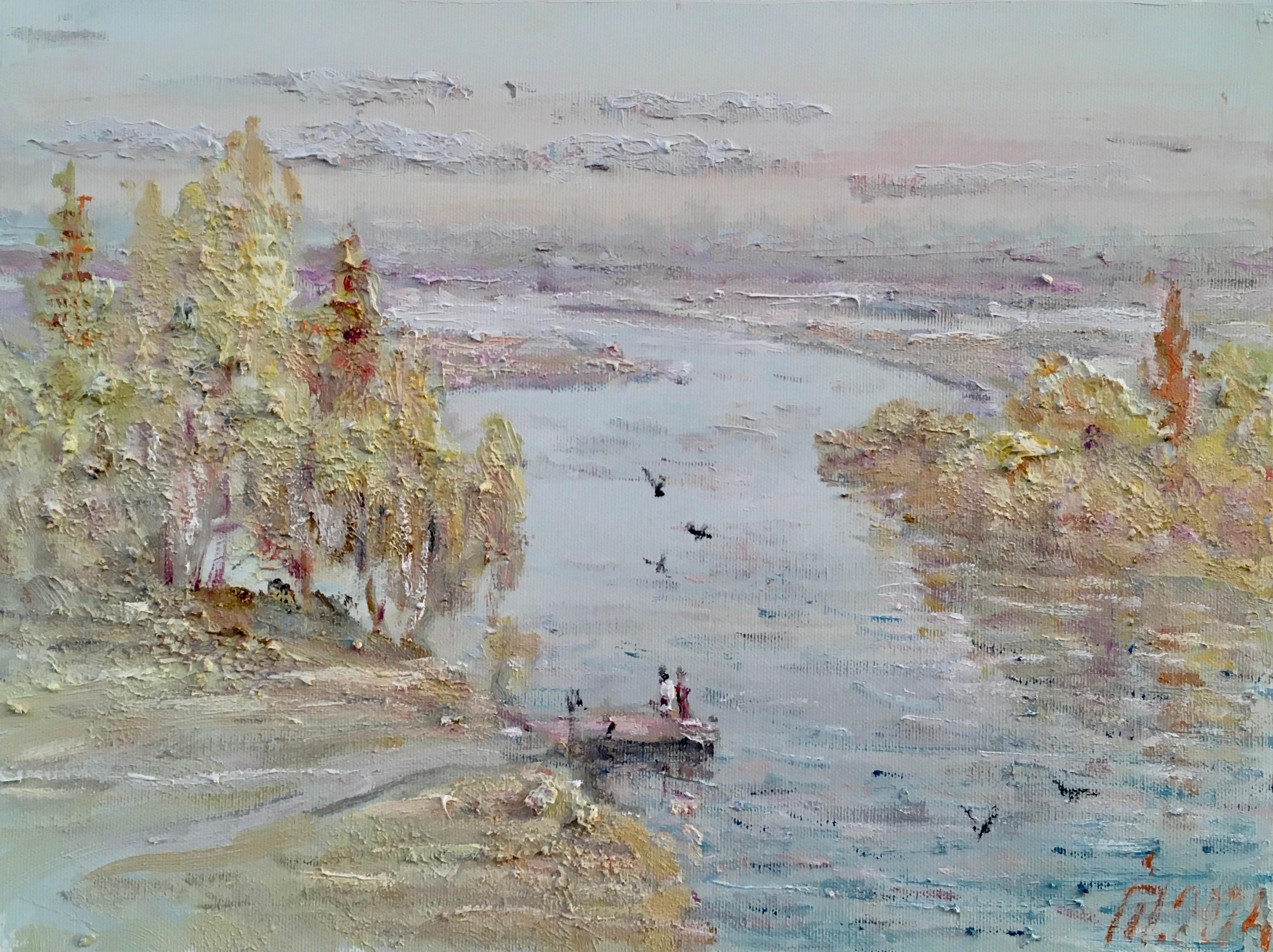 Landscape Painting Ivan Pylypenko - « L'automne doré »