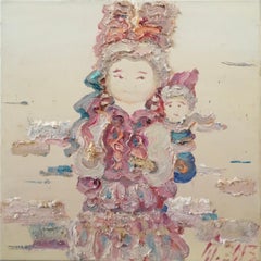 The Shanghai Girl, Impressionist Figurative Scene Painting, Oil on Canvas