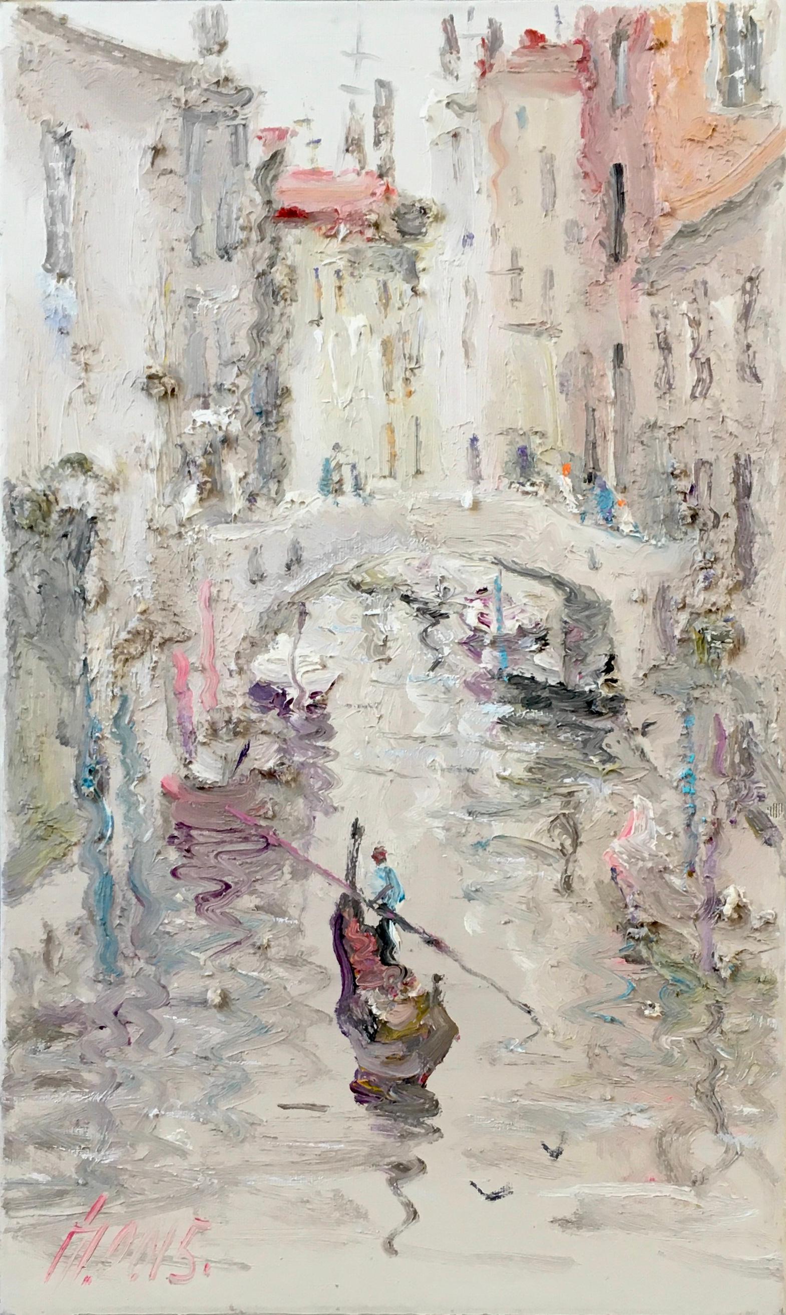 Ivan Pylypenko Landscape Painting - "Venice Canal"