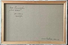 Acantilados blancos, pintura paisajística impresionista, óleo sobre lienzo, 2025