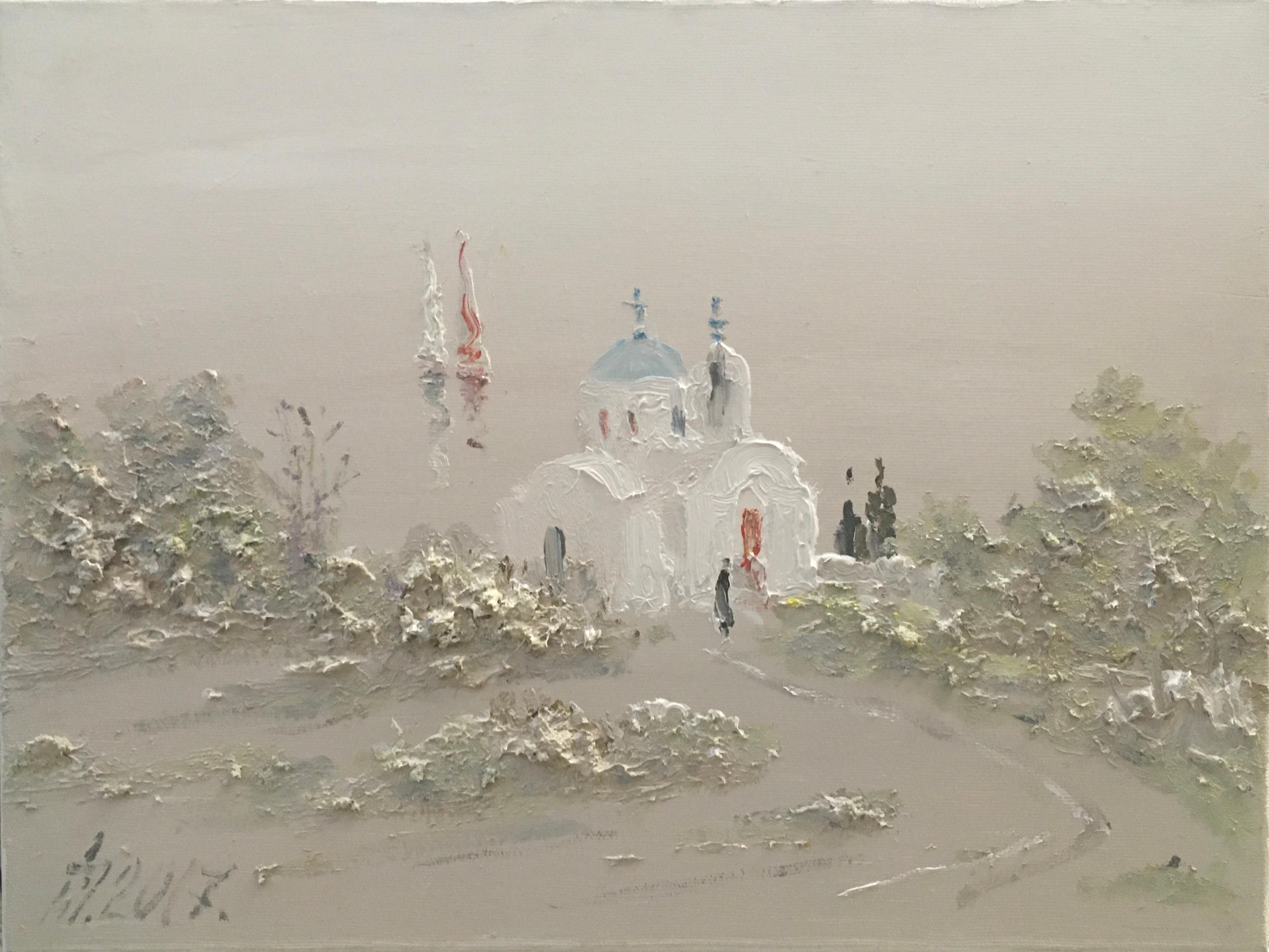 Landscape Painting di Ivan Pylypenko - "Tempio di Whiting