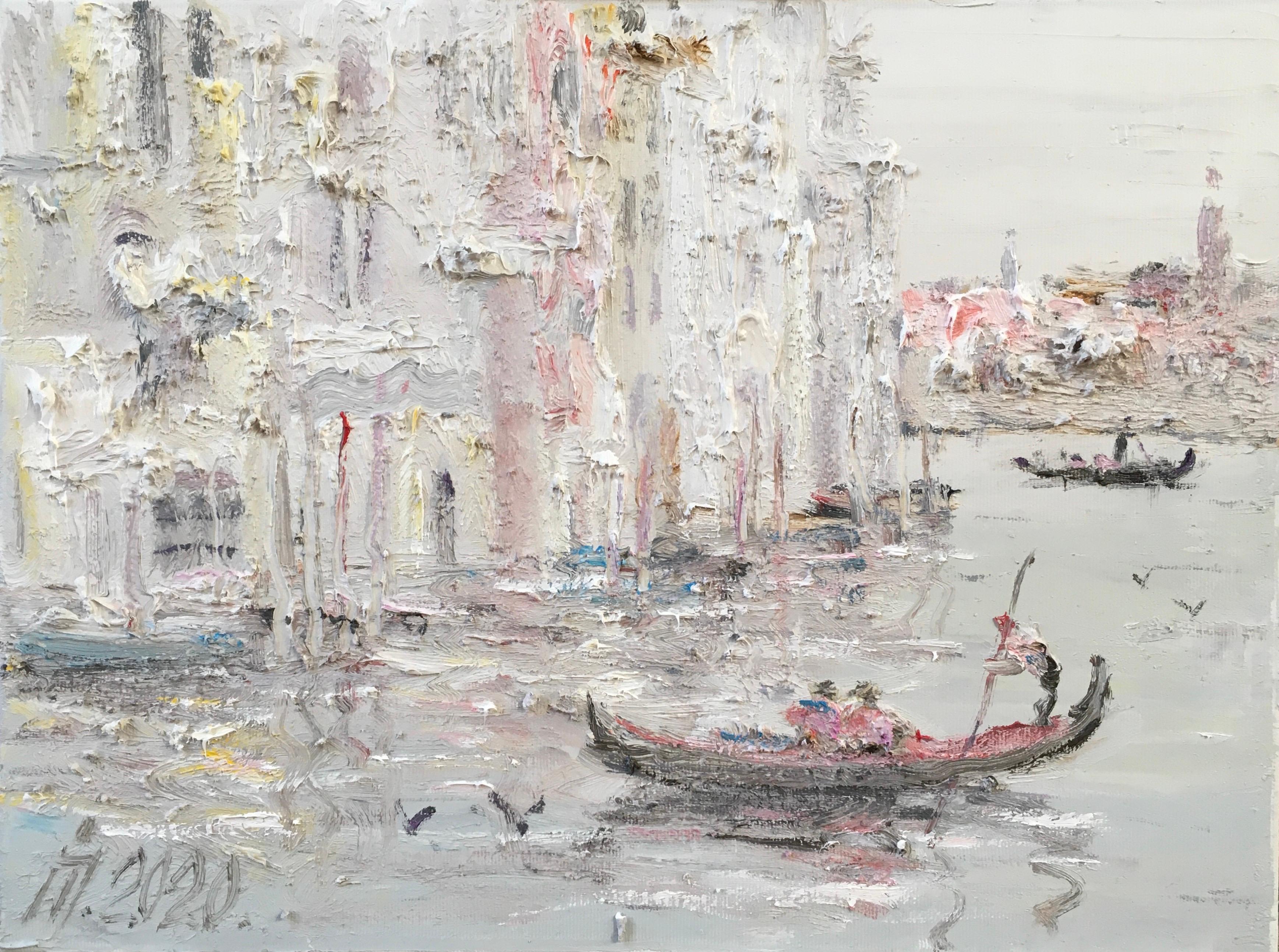 Ivan Pylypenko Landscape Painting - "White Venice"
