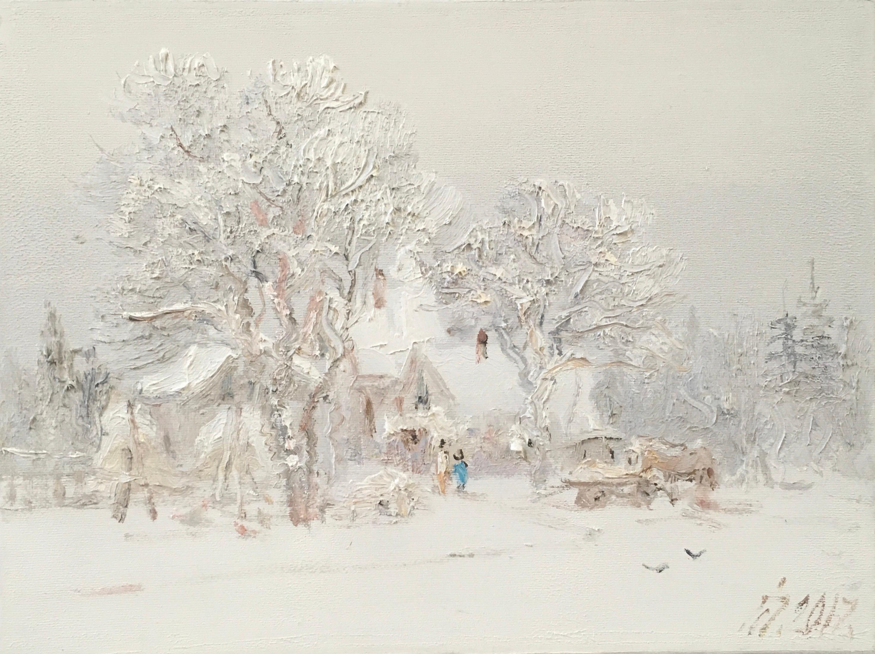 Landscape Painting de Ivan Pylypenko - "Invierno"