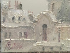 "Winter roofs of Paris"