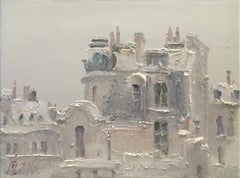 "Winter roofs of Paris"