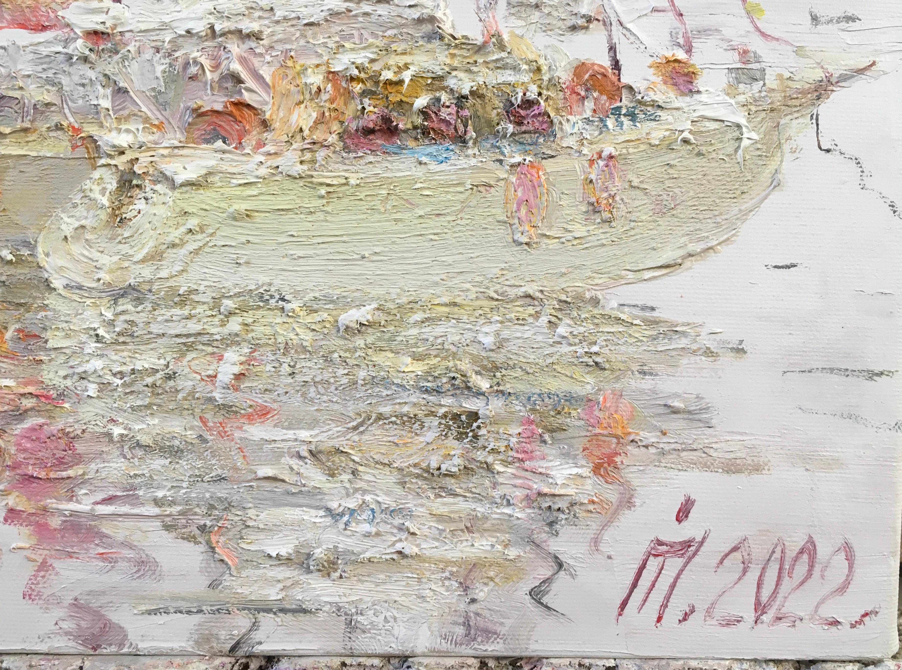 „Yachts während des Urlaubs“ – Painting von Ivan Pylypenko