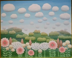 Garden Of Eden Landscape With Flowers