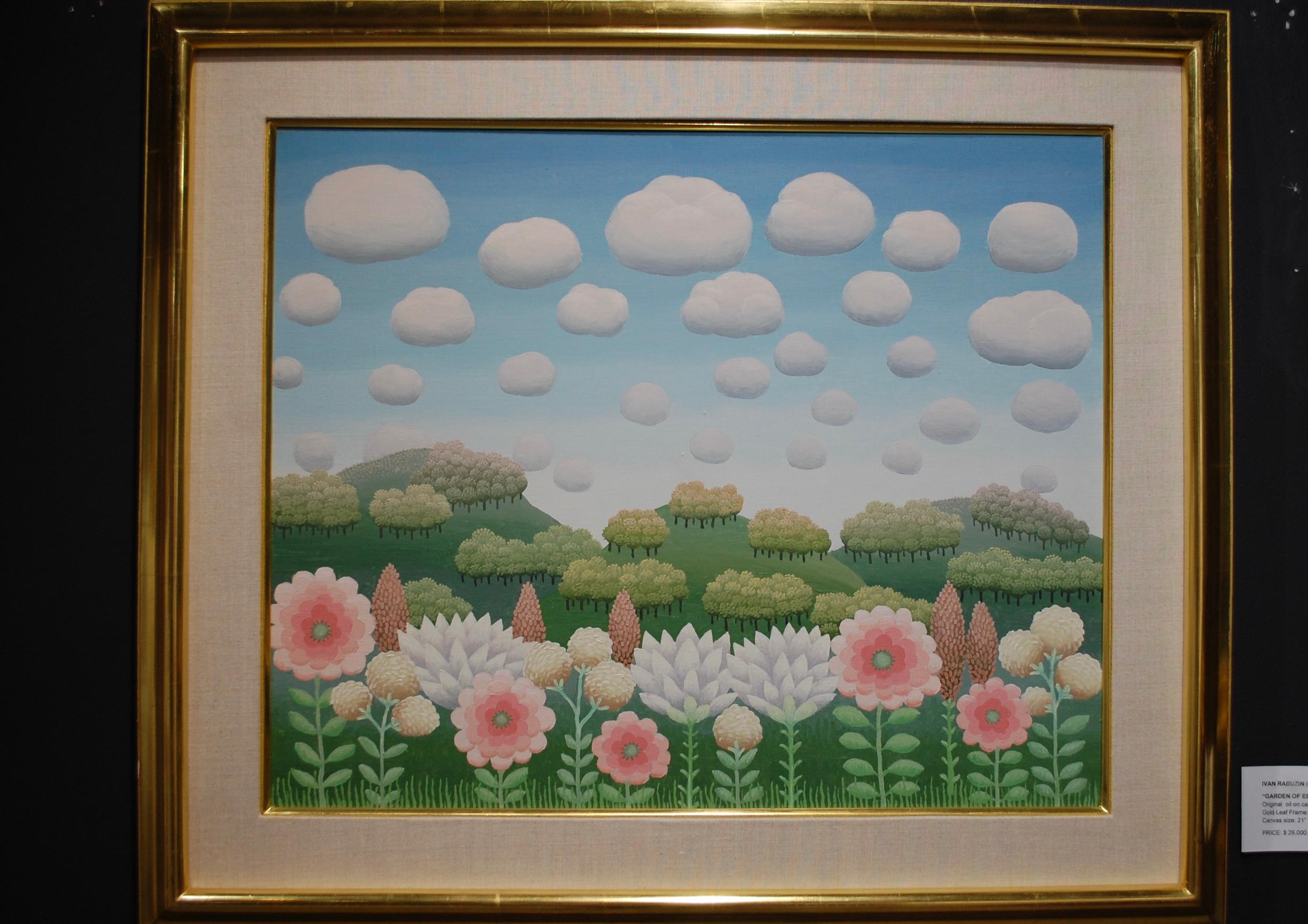 Garden Of Eden Landscape With Flowers For Sale 1