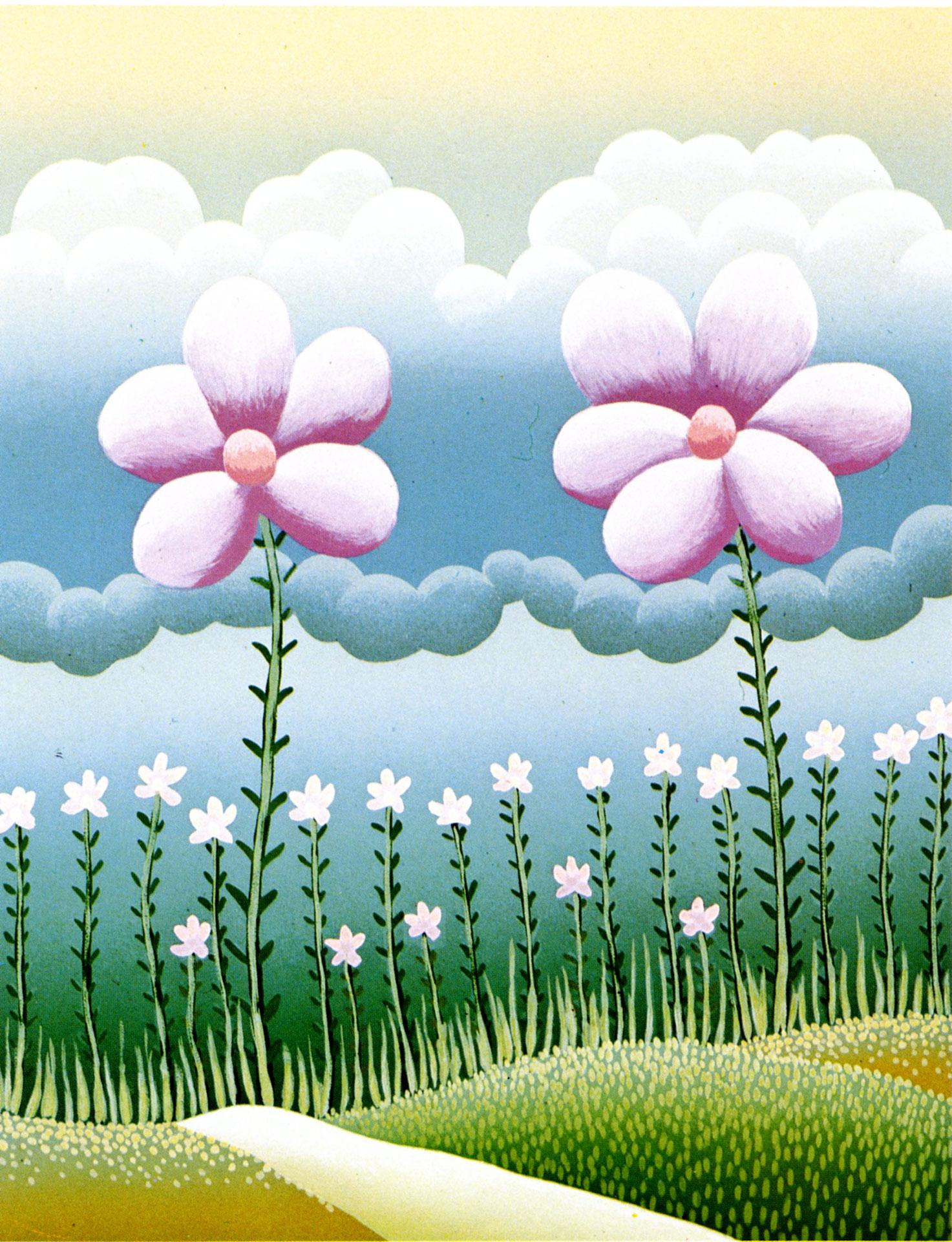 Landscape Print Ivan Rabuzin - Route des fleurs