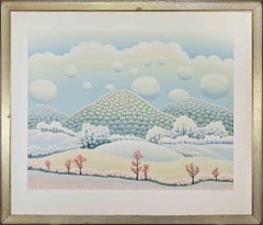 Landscape - Screen Print by Ivan Rabuzin - 1970s