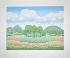 Paesaggio - Serigrafia di Ivan Rabuzin - Anni '1990