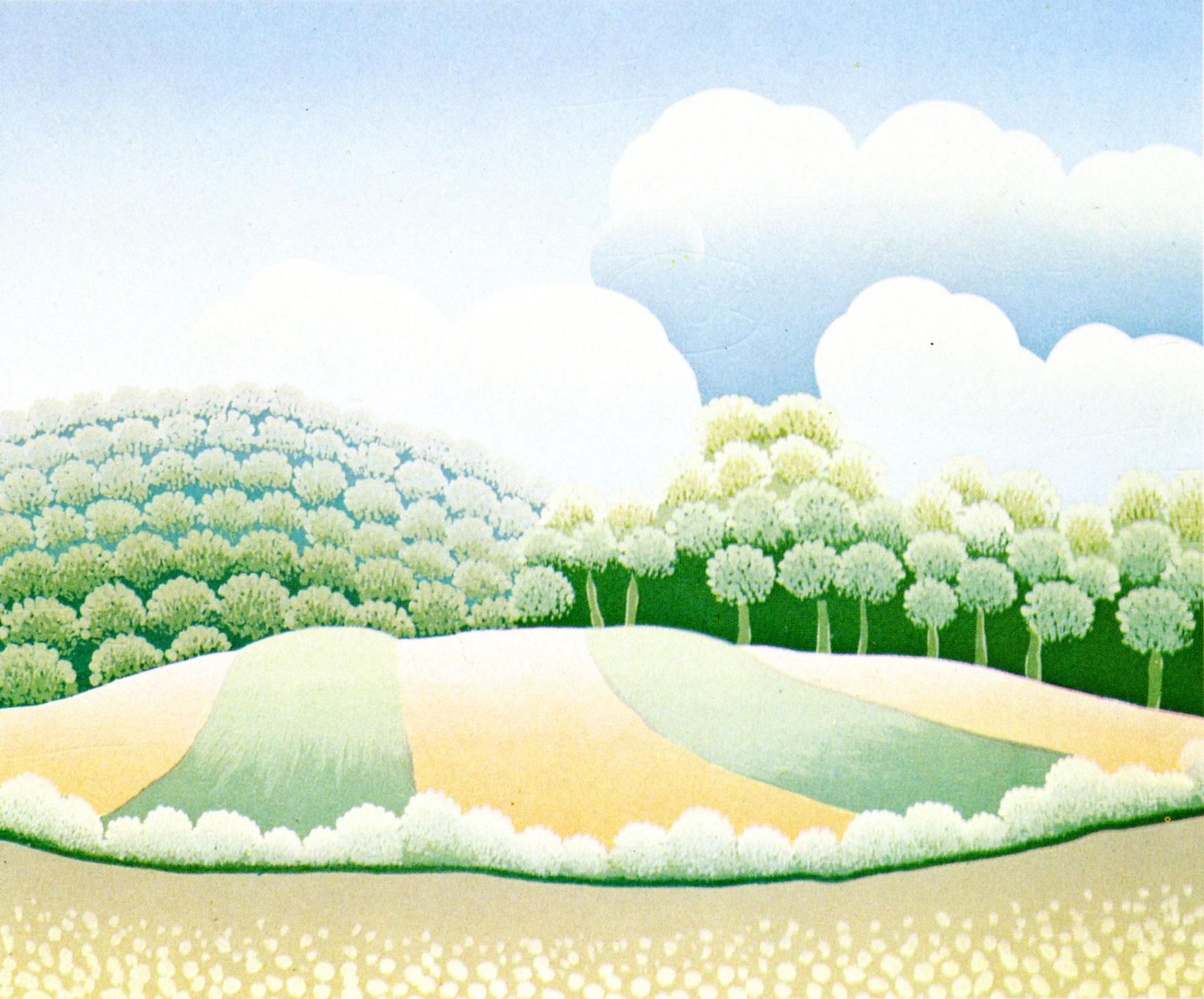 Ivan Rabuzin Landscape Print - Little Hill