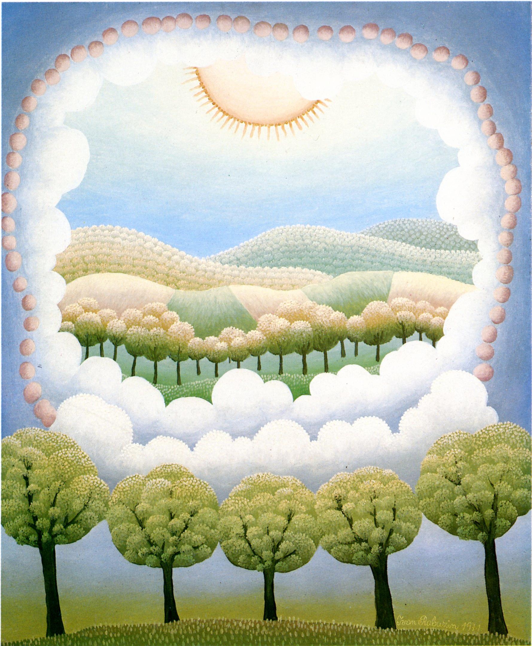 Landscape Print Ivan Rabuzin - Ouvre le ciel
