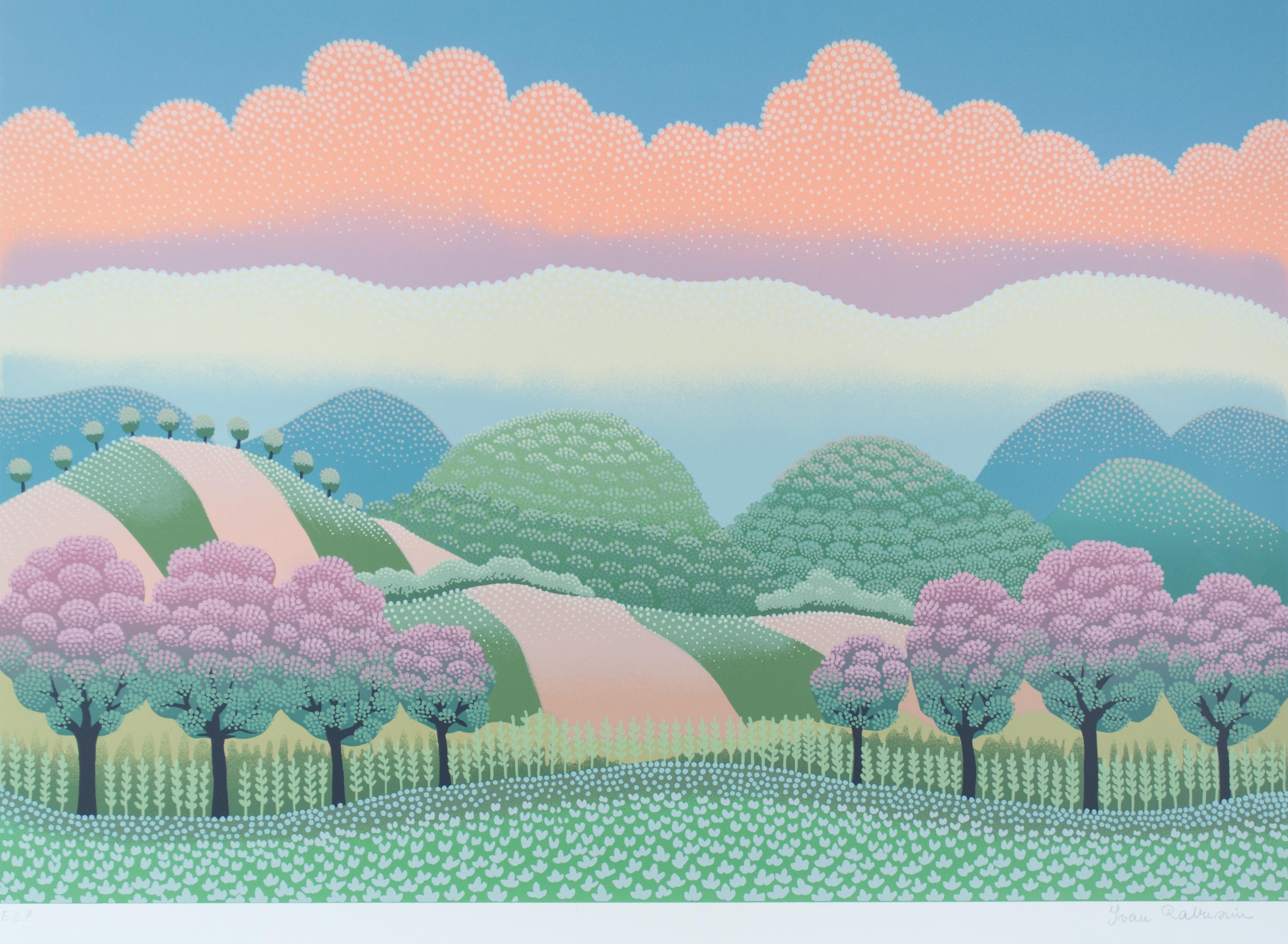 Ivan Rabuzin Landscape Print - Pink Skies