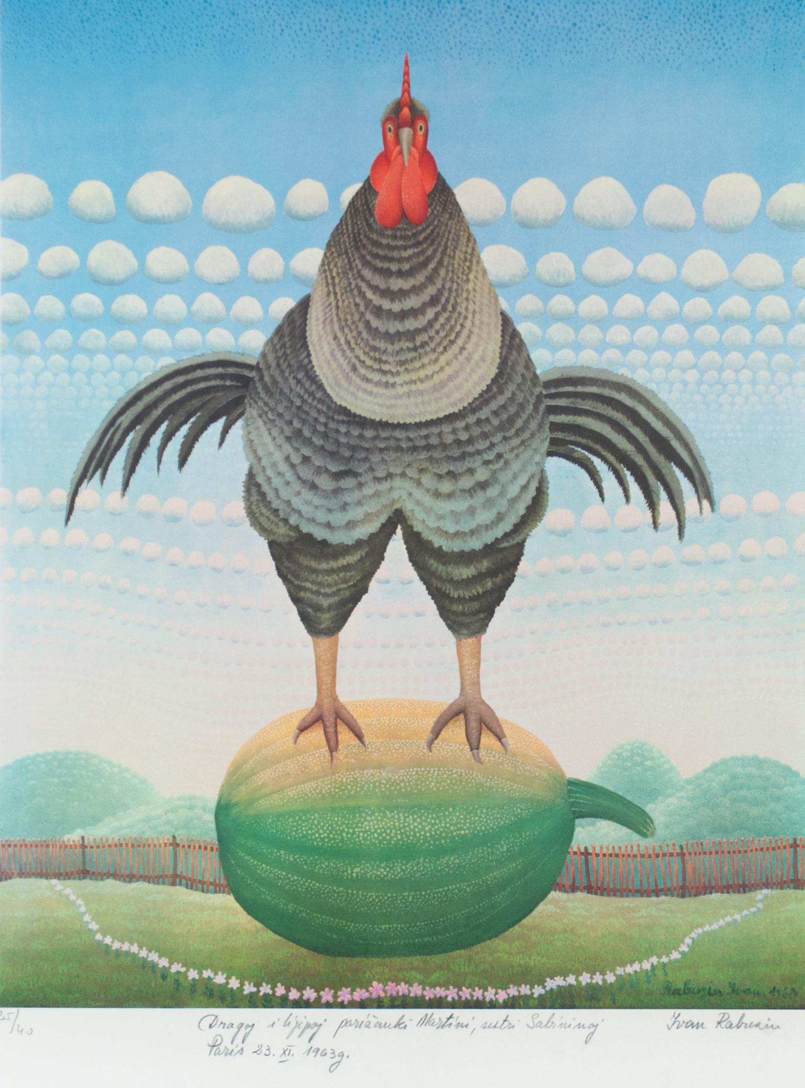 Ivan Rabuzin Animal Print - Rooster