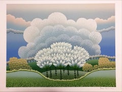 Snowdrops - Screen Print by Ivan Rabuzin - 1990