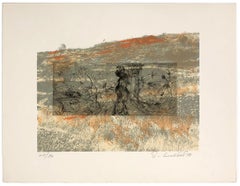 Sans titre (de Ten Painters on War and Peace), lithographie signée à la main