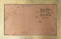 Un día de nieve, Paisaje, Pintura al óleo original, Hecho a mano, Listo para colgar