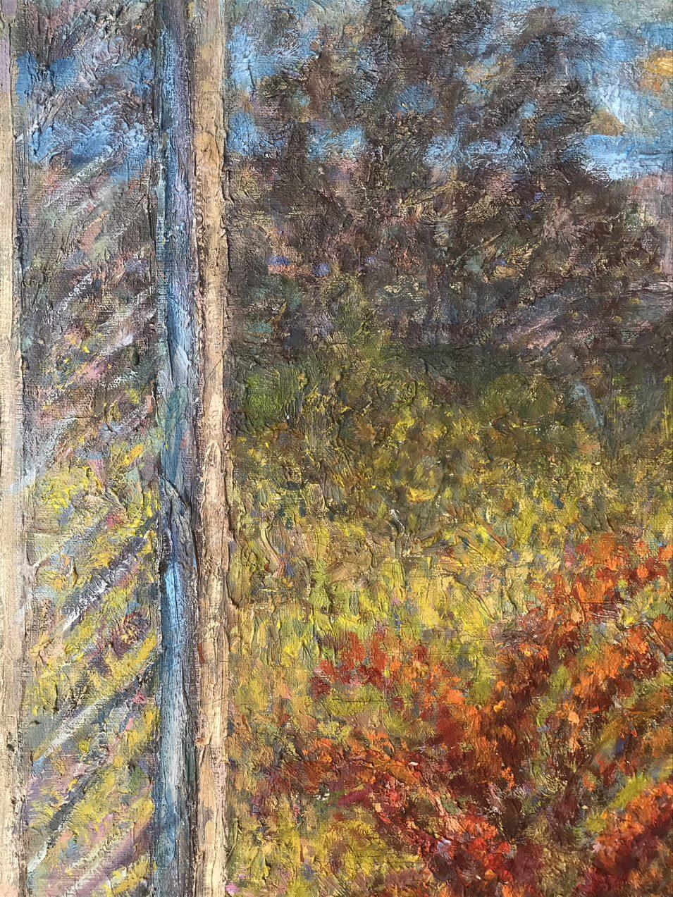 At the open Window, Still Life, Original oil Painting, Ready to Hang For Sale 7
