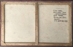 L'automne dans la région des Sumy, peinture à l'huile originale, prête à être accrochée