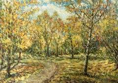 Autumn, Landscape, Original oil Painting, Ready to Hang